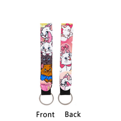 The Aristocats ‘Marie | Toulouse | Berlioz ' Wrist Lanyard Keyring Clip Keychain