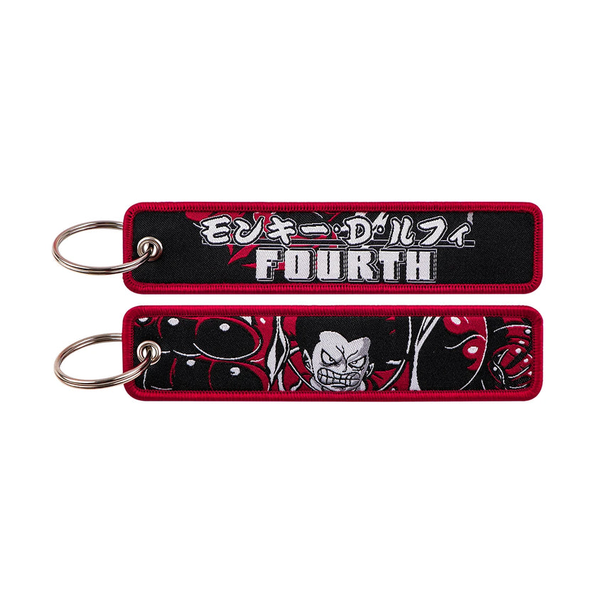 One Piece 'Monkey D. Luffy | Fourth' Embroidered Keyring Keychain