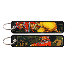 One Piece 'Usopp' Embroidered Keyring Keychain