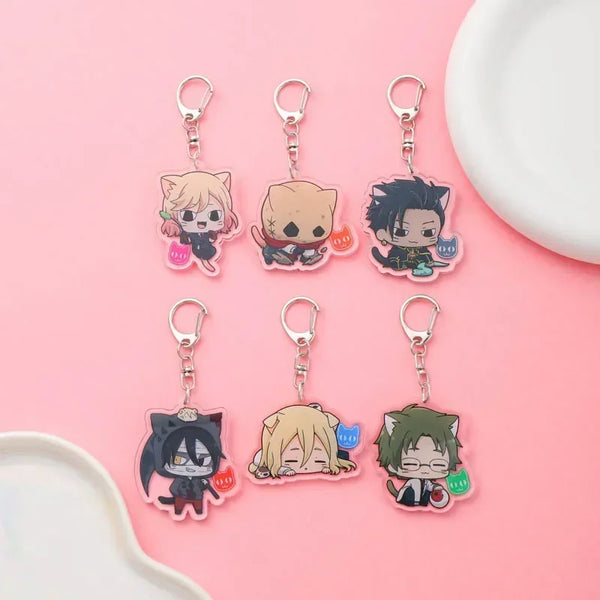 Rengoku ni Warau 'Tanba Momochi Chibi' Keyring Acrylic Keychain