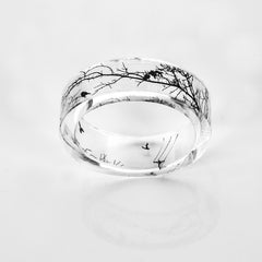 Women's 6.5mm 'Monochromatic Life' Acetate Acrylic Ring