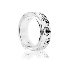 Women's 6.5mm 'Monochromatic Life' Acetate Acrylic Ring