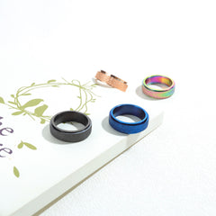 Women's 7mm Frosted Tungsten Carbide Ring