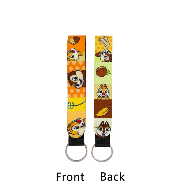 Chip ‘N’ Dale ‘Brothers ' Wrist Lanyard Keyring Clip Keychain