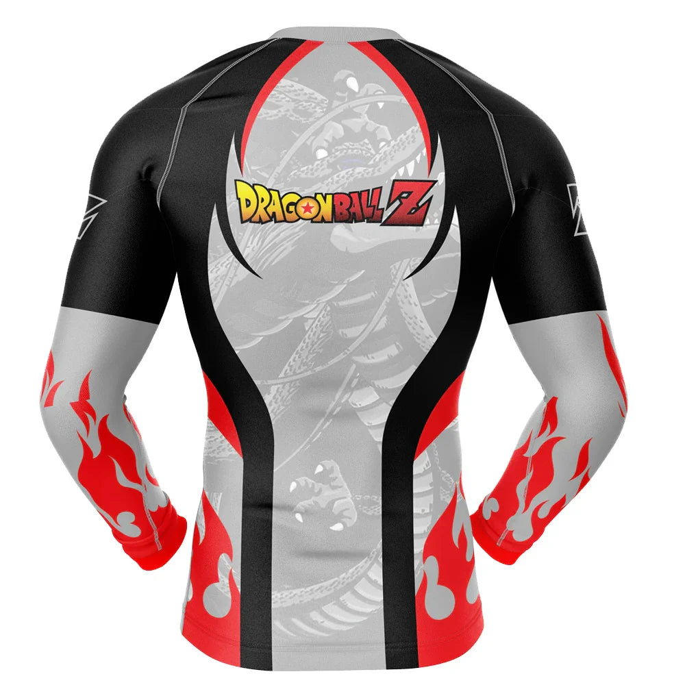 BJJ Rash Guard Dragon Ball Z 'Shenron' Long Sleeve Compression Rashguard
