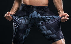 Spider Man Men's Compressive Grappling Spats Shorts