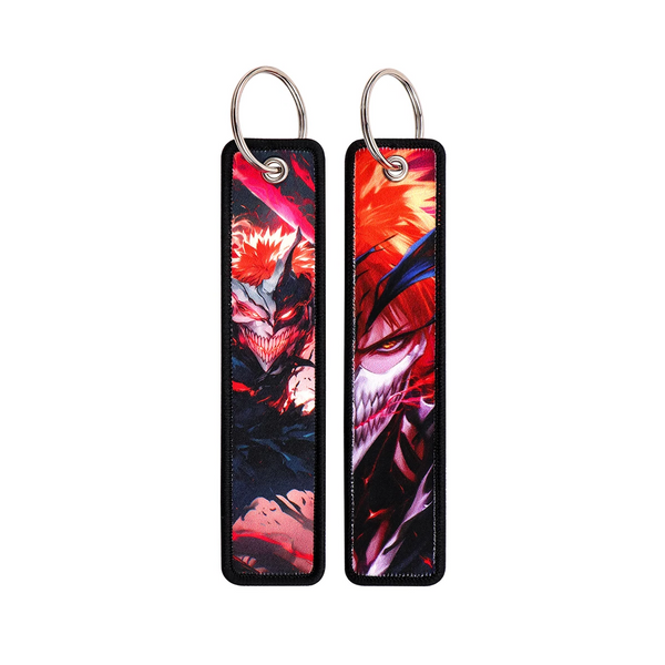 Bleach 'Ichigo' Embroidered Keyring Keychain