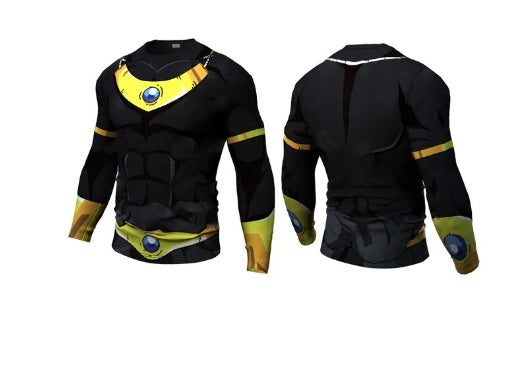 Onyx Broly Dragon Ball Z Long Sleeve Compression Rash Guard