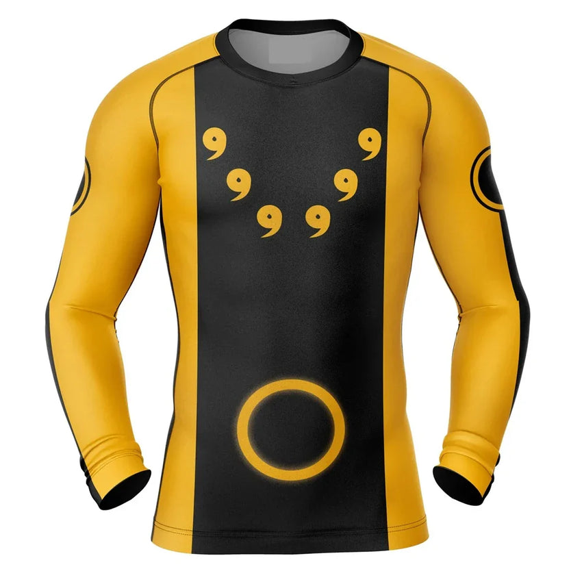 Kids Naruto 'Six Paths' Long Sleeve Compression Rashguard