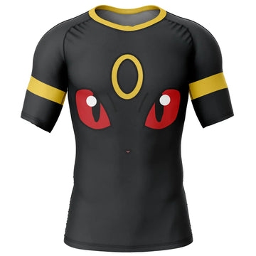 Kids Pokemon 'Umbreon | Face' Short Sleeve Compression Rashguard