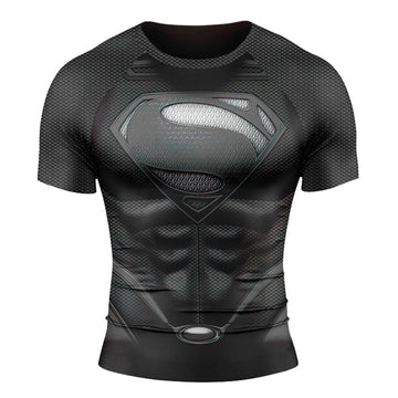 Superman 'Pre-Crisis' Short Sleeve Compression Rashguard