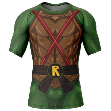 Kids Teenage Mutant Ninja Turtles 'Raph' Short Sleeve Compression Rashguard