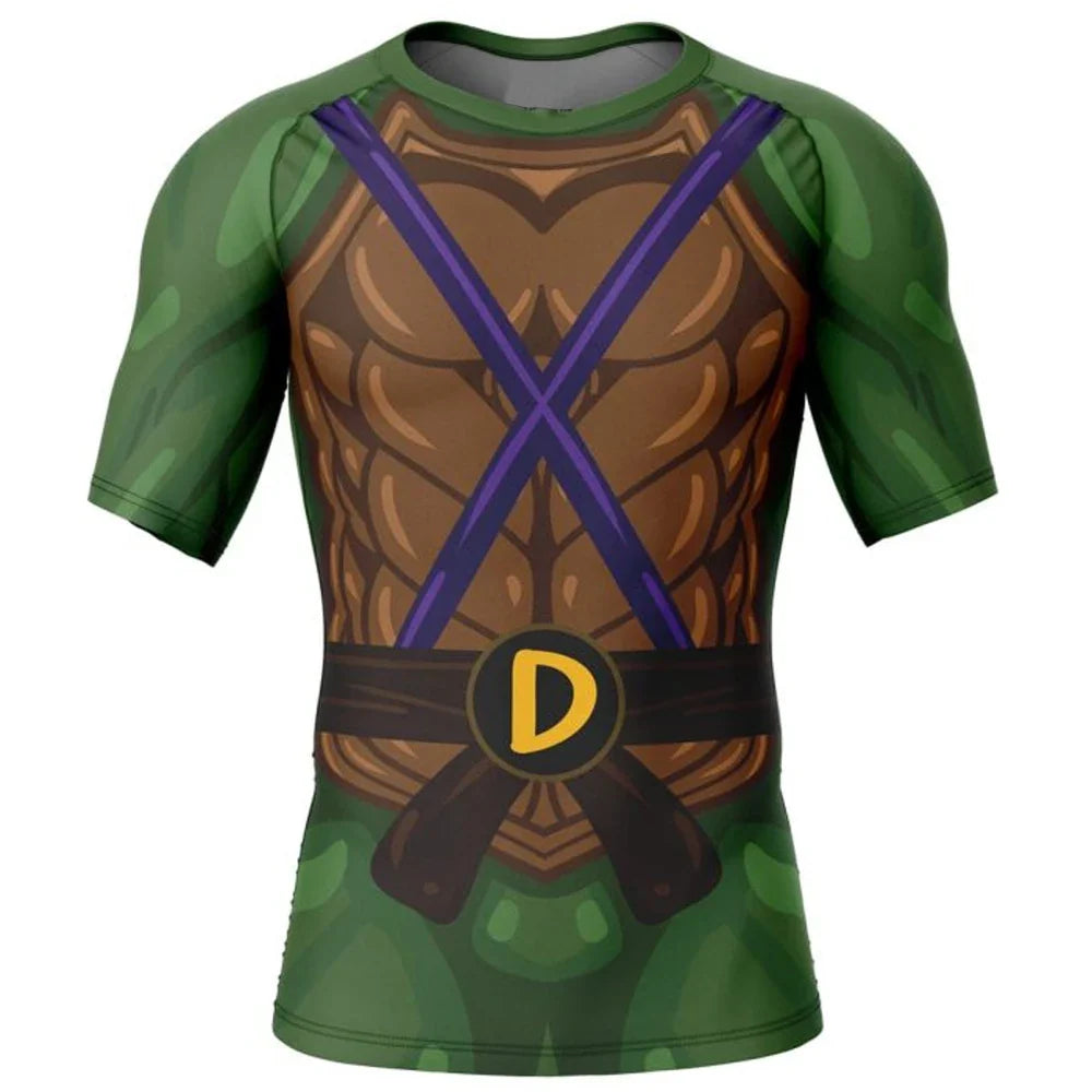 Kids Teenage Mutant Ninja Turtles 'Donnie' Short Sleeve Compression Rashguard