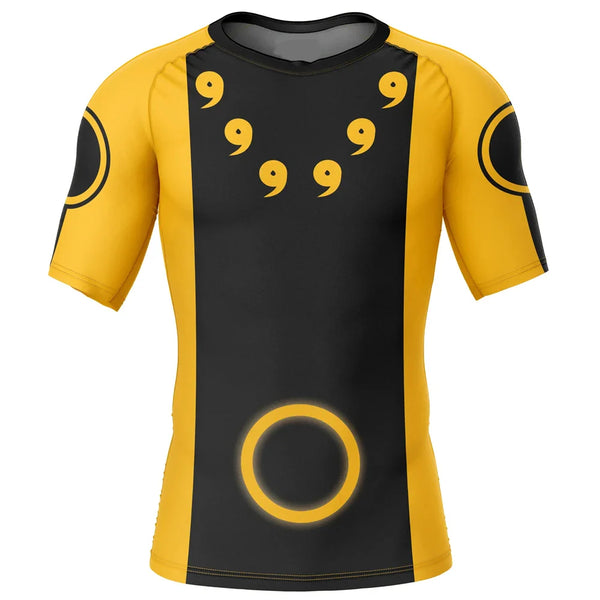Kids Naruto 'Six Paths' Short Sleeve Compression Rashguard