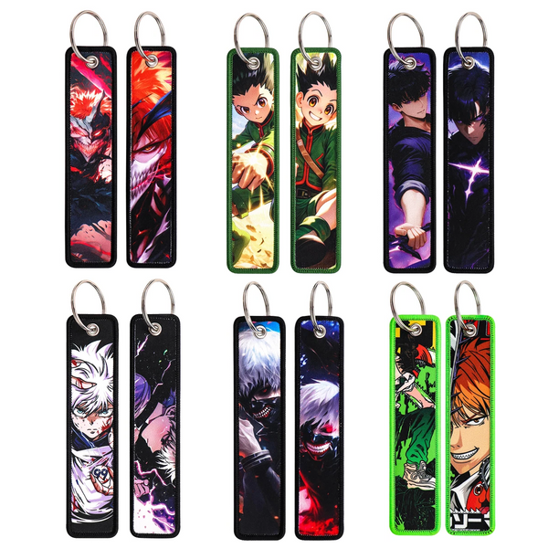 Hunter × Hunter 'Gon Freecss' Embroidered Keyring Keychain