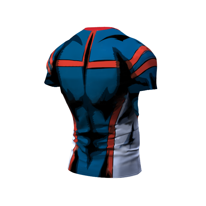 My Hero Academia Compression Rashguard Premium Short Sleeve Young Might
