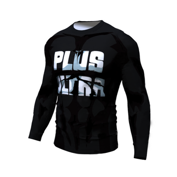 My Hero Academia Compression Plus Ultra Black Premium Long Sleeve Rashguard