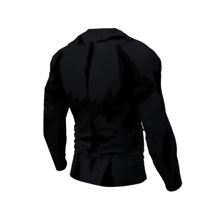 My Hero Academia Compression Plus Ultra Black Premium Long Sleeve Rashguard