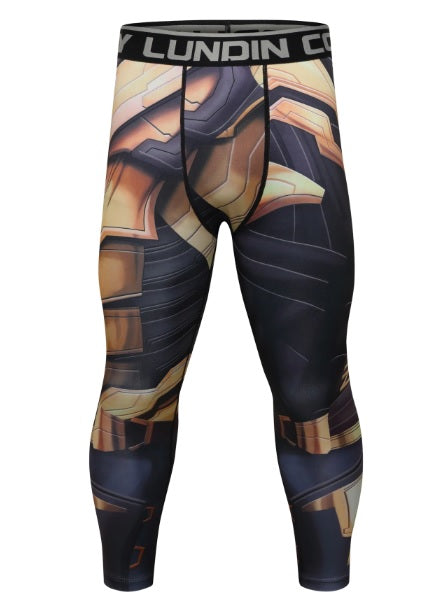 Thanos 'End Game Armor' Elite Compression Leggings Spats