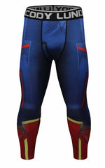 Men's Captain Marvel Carol Danvers Premium Compression Set