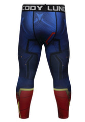 Men's Captain Marvel Premium Compression Leggings Spats