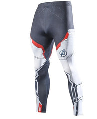 Men's Avengers End Game 'Quantum Realm Suit' Compression Leggings Spats
