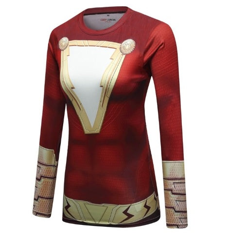 Women's Shazam Elite Long Sleeve Compression Rash Guard