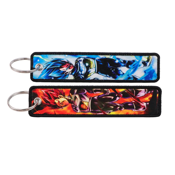 Dragon Ball Z 'Saiyan Vegeta' Embroidery Keyring  Keychain