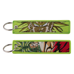 Dragon Ball Z 'Broly' Embroidery Keyring  Keychain