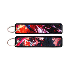 Embroidered Keyring Keychain