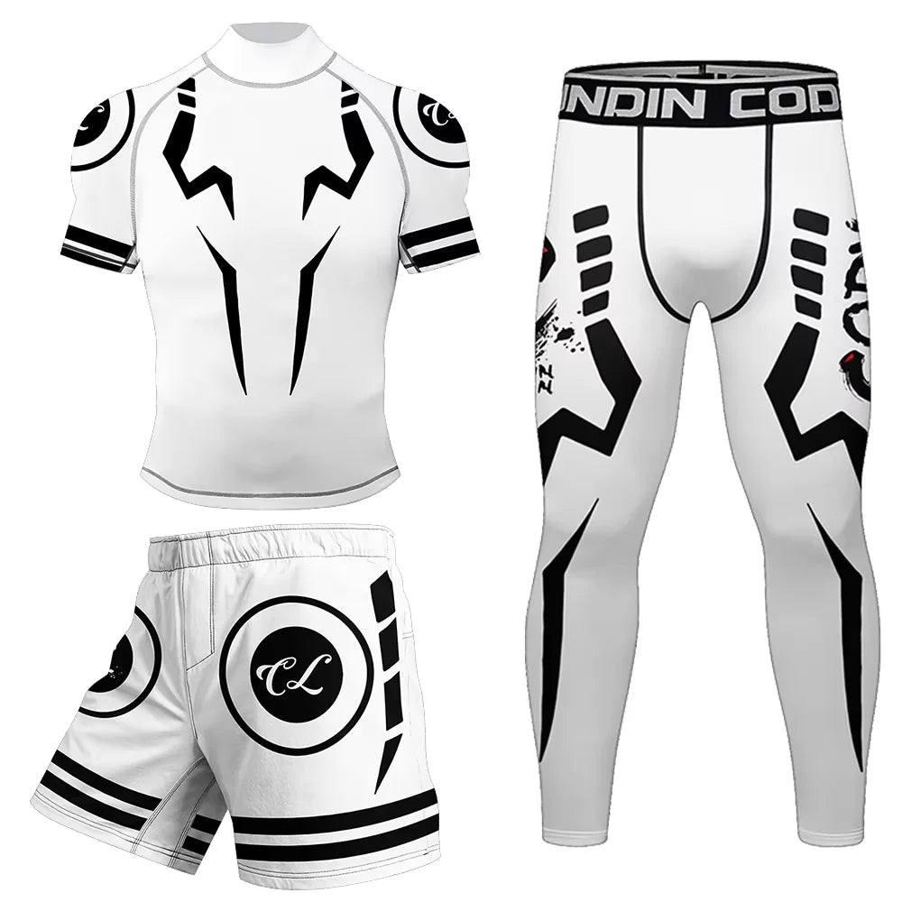 Jujutsu Kaisen Premium 4 Piece Long Sleeve Compression Set