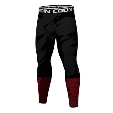 BJJ Rash Guard Men's Naruto 'Rock Lee | Dark' Elite Leggings Compression Spats