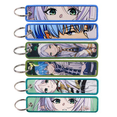 Frieren: Beyond Journey's End 'Himmel and Frieren Eyes' Embroidered Keyring Keychain