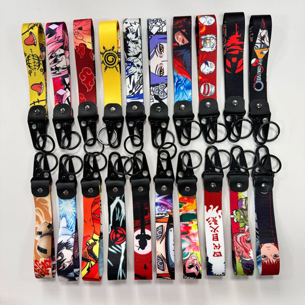 Naruto 'Itachi | Kotoamatsukami' Wrist Lanyard Keyring Clip Keychain