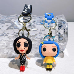 Coraline ‘Star Sleepwear' Silicone Keyring Keychain