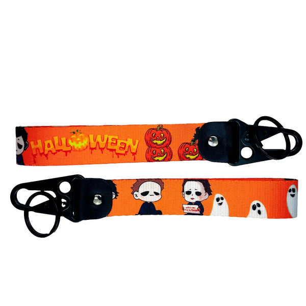 Horror Villain 'Michael Myers' Wrist Lanyard Keyring Clip Keychain