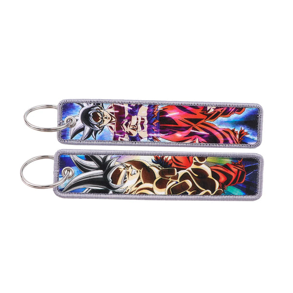 Dragon Ball Z 'Goku | Ultra Instinct Form' Embroidery Keyring  Keychain