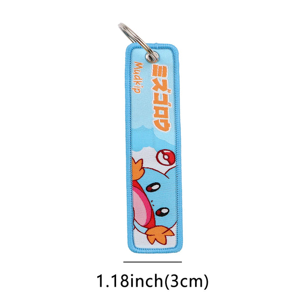 Pokemon 'Mimikyu' Embroidered Keyring Keychain