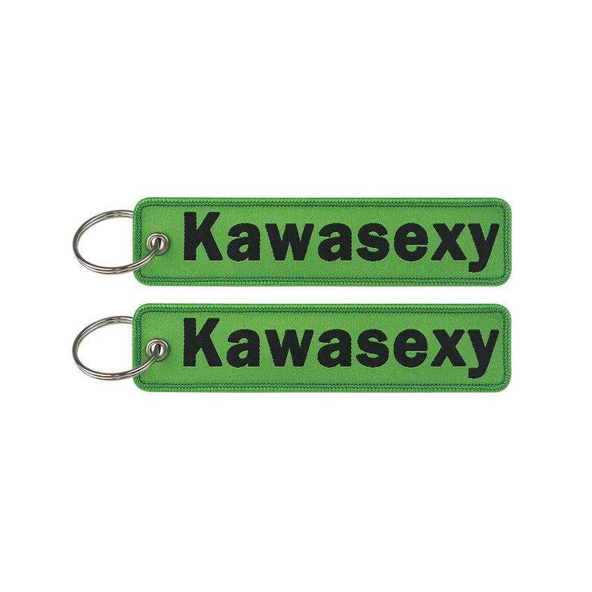 Kawasexy Embroidered Keyring Keychain