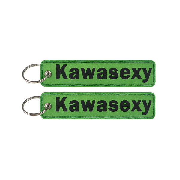 Kawasexy Embroidered Keyring Keychain