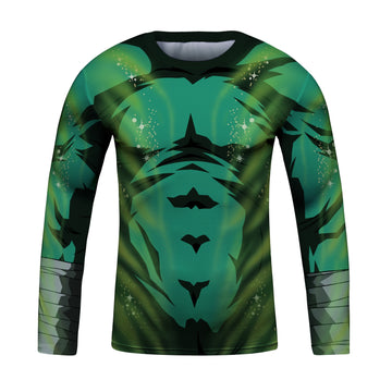 BJJ Rash Guard Kid's Naruto 'Rock Lee | 2.0 ' Elite Long Sleeve Compression Rashguard