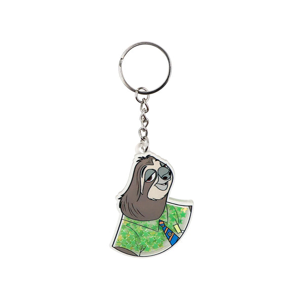 Zootopia Flash Glitter Star Acrylic Keyring Keychain
