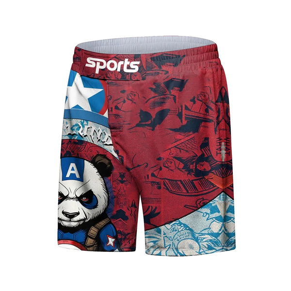 Panda Compression 'Captain Panda' Short Sleeve Rashguard 2 Piece Set