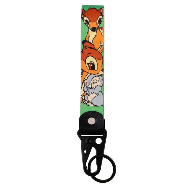 Bambi 'Thumper and Bambi' Wrist Lanyard Keyring Clip Keychain