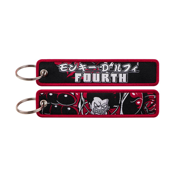 One Piece 'Monkey D. Luffy | Fourth' Embroidered Keyring Keychain