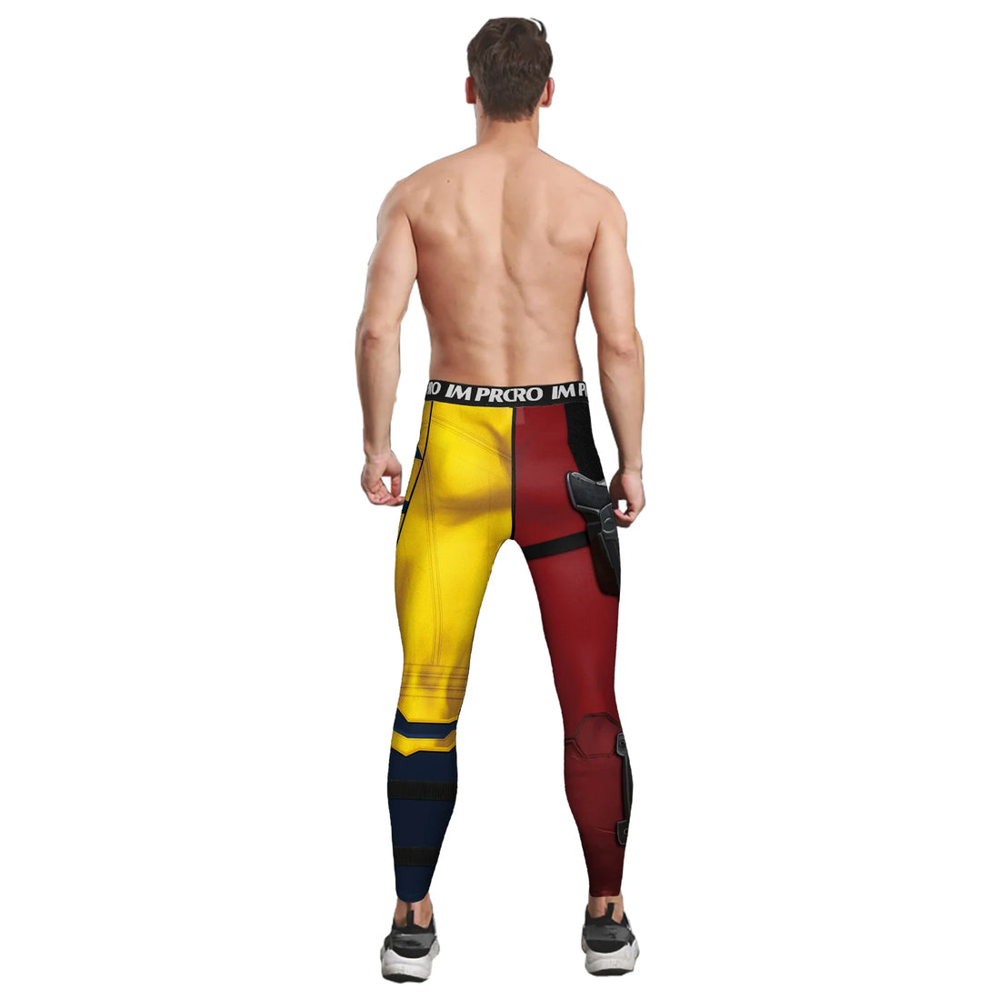 Deadpool x Wolverine Short Sleeve Compression Leggings
