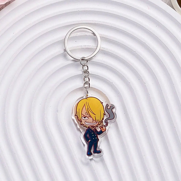 One Piece Vinsmoke Sanji Acrylic Keyring Keychain