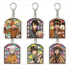 A Terrified Teacher at Ghoul School! 'Douman Ashiya' Keyring Plastic Keychain