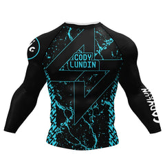 Tribal Compression 'The Geometry of Jiu Jitsu' Long Sleeve Rashguard