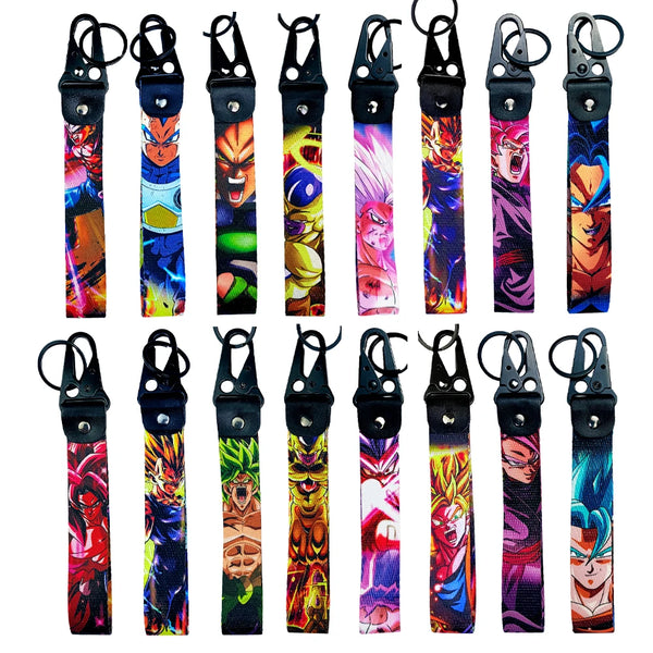 Dragon Ball Z 'Super Saiyan 2 Goku' Wrist Lanyard Keyring Clip Keychain